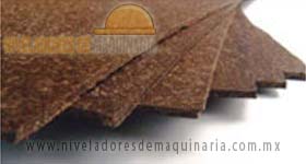 corcho neopreno grano fino NIVELADORES DE MAQUINARIA